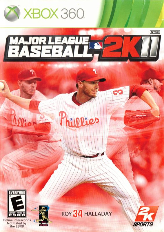 Major League Baseball 2K11 box art for Xbox 360